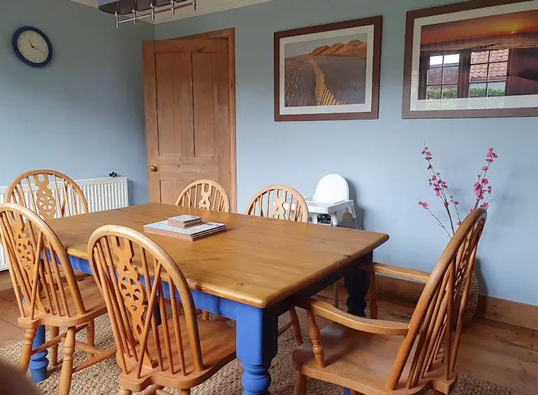 Coastguard Cottage Dining Room view to door