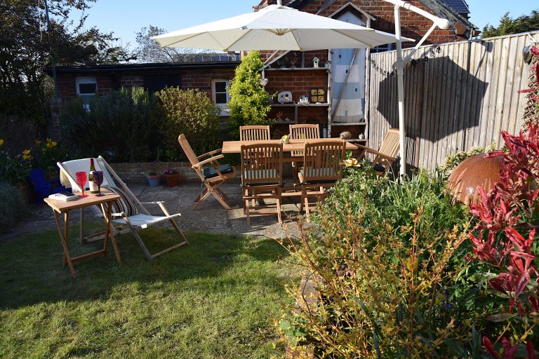 View of garden with furniture