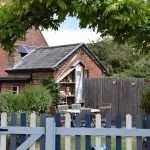 Enclosed rear garden