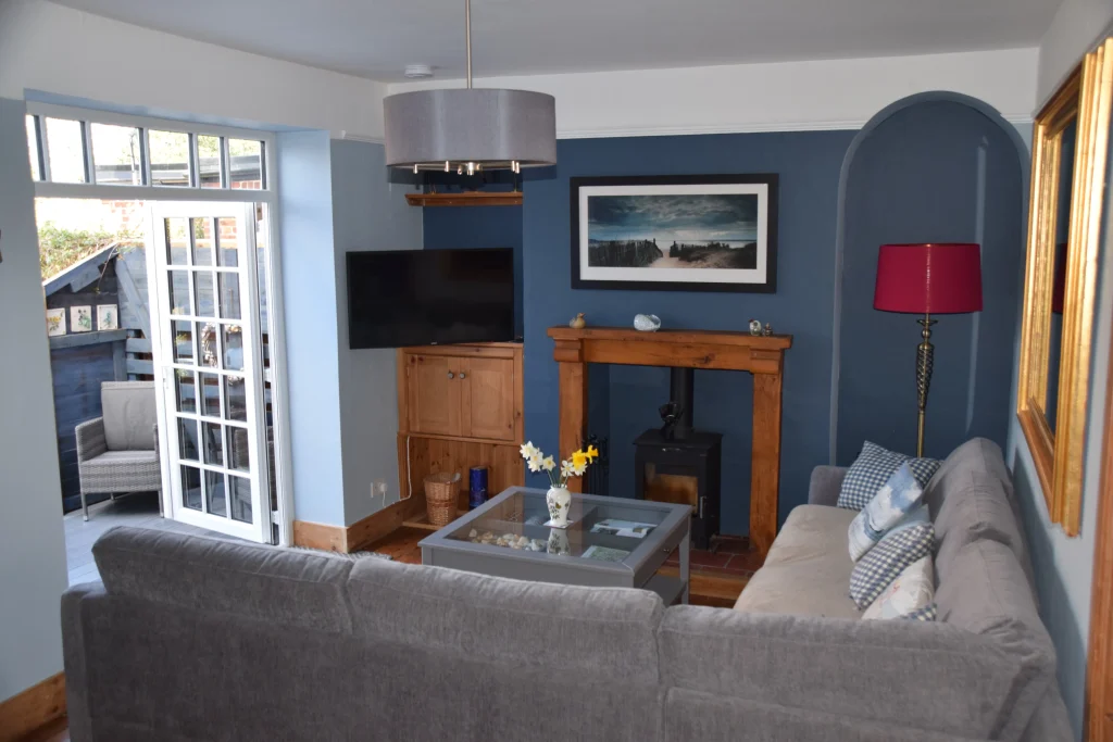 Lounge towards woodburner